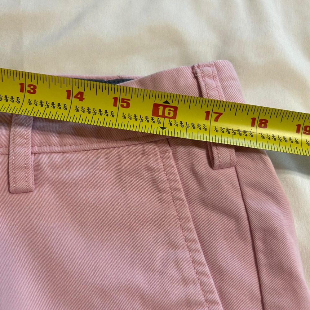 Nautica Mens Deck Shorts Pink 100% Cotton Flat Front Chino Shorts Size 36 - Picture 4 of 13